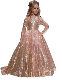 Said Mhamad Gold Princess Flower Girls039 Dresses Tutu 2019 Toddler Little Girls Pageant Communion Dress In Stock Cheap Kids Fo8389775