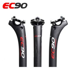 EC90 Full Carbon MTB Bike seatpost seat tube Road Bicycle Seatpost Mountain Parts 254 272 308 316350400MM 240113