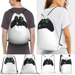 Shopping Bags Video Game Console Gamepad Men Outdoor Travel Gym Bag Waterproof Drawstring Backpack Women Fitness Swimming
