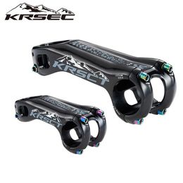KRSCT Bicycle Stem 3D Forging High Strength Mountain Bike 20 Degree 8090100mm Length for AMFRDH 318mm Handlebar 240113
