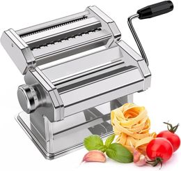 Pasta Maker Roller Machine Fresh Noodle Spaghetti Stainless Steel 240113