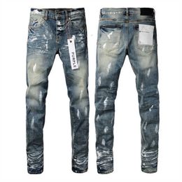 Purple Brand Jeans 2024 Spring Designer Mens Denim Trousers Fashion Pants Straight Design Retro Streetwear Casual Sweatpants Usa High Street Fctn