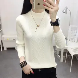 Women's Sweaters Turtleneck Pull Knitted Sweater Autumn Winter Clothes Long Sleeve Jumper Women 2024 Streetwear Skinny Solid Basic Soft