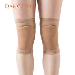 Gear 2Pcs Knee Pads Fitness Dance Running Cycling Elastic Polyester Sport Compression Knee Pad Sleeve Ballet Latin Practise Dancewear