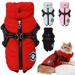 Turtleneck Warm Dog Cat Coat Small Medium Puppy Winter Clothes Waterproof Chihuahua French Bulldog Jacket Pug Poodle Apparel 240113