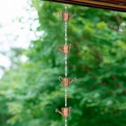 Garden Decorations Metal Rainwater Drainage Chain Multifunction Exquisite Downspout Rain For Front Porch Patio