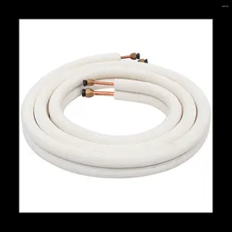 Bowls 3Meter Air Conditioner Pair Coil Tube 1/4In 3/8In Insulated Copper Line Wire Set Parts Refrigerant