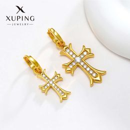 Luxury Brand Designer Earrings for Women CH Chromes Cross Jewerlry Jewellery Diamond Personalised New Fashion Style Heart Ear Ring Girl Eardrop EarStud 0F4X