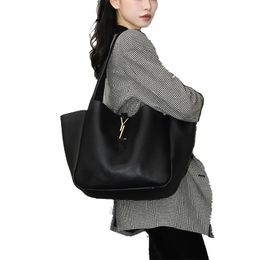 Bags 10A Large Tote Deerskin Leather Making Mirror 1:1 quality Designer Luxury bags Fashion Shoulder bag Underarm bag Handbag Woman Bag With Gift box set WY008