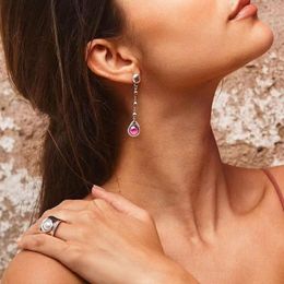 Fashion Brand Jewelry Earrings Spain Unode50 Amethyst Tassel Earrings Jewelry Instagram Gifts to Girlfriend