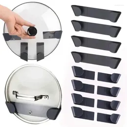 Kitchen Storage 1/2/4Pcs Pot Rack Wall-Mounted No Punching Self-Adhesive Household Holders Pan Lid Organizer Cover Racks