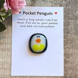 A Little Pocket Hug Keepsake Ornament Cute Christmas Gift With Small Message Card Distance Social Present Party Decorati 240113