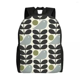 Backpack Customised Multi Stem Bird Women Men Fashion Bookbag For College School Orla Kiely Scandinavian Bags