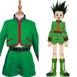 Hunter x Hunter Cosplay Gon css Cosplay Costume Children Outfits Full Suit Halloween Carnival For Kids Y09032803