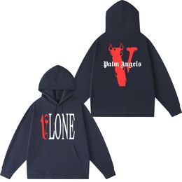 VLONE Designer Hoodie Fashion Round Neck Hooded Sweater Men's and Women's Street Fashion Long Sleeve Large V Sweater 2024