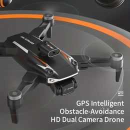 Large Obstacle Avoidance Drone, HD Dual Cameras GPS, One-Key Take Off & Return, APP Control, Auto Return, High/Low Speed Switching, Headless Mode, Orbit Flight