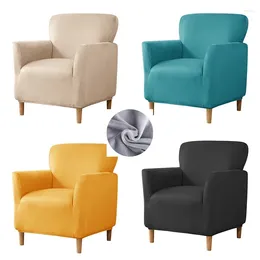 Chair Covers Velvet Armchair Slipcovers Elastic Soft Tub Soild Colour Single Sofa All For El Living Room Home Club