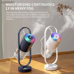 Humidifiers 200ml Mini Desktop Humidifier - 360 Free Rotation Usb Projection Cool Mist Diffuser Keep Your Home Or Bedroom Fresh And HumidL240115