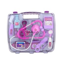 Tools Workshop 15pcs ldren Portable Medicine Chest Medical Pretend Play Educational Kids Gift Doctor Toy Set Stethoscope With Case Dress-Upvaiduryb