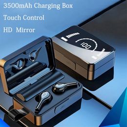 Earphones TWS Wireless Earphones 3500mAh Charging Box Bluetooth 5.1 Headphones 9D Stereo Sports Waterproof Earbuds Headset With Microphone