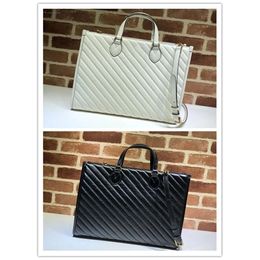 womens Womens bag Designer 627332 Marmont Tote Matelasse Leather Black Accordion Shoulder Bag Medium 7A Best Quality Size 35x28x14cm luxury