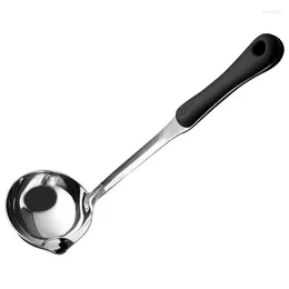 Spoons Stainless Steel Spoon Ladle Oil Separator Soup Heat Insulation Anti-Scalding Handle