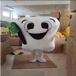 2019 Factory new tooth mascot costume party costumes fancy dental care character mascot dress amusement park outfit266b