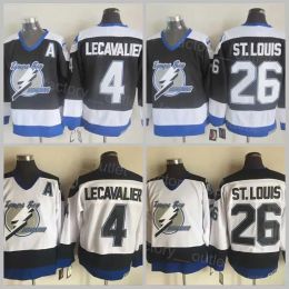 Custom Hockey jersey men women young Tampa''Bay''Lightning''Retro Jerseys Vintage Classic 4 Vincent Lecavalier 26 Martin Team Black Colour White For Sport Fans P