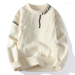 Men's Sweaters Knitted Sweater Warm Simple Casual Jumper Fashion Harajuku Style Male Pullover Man Clothes Streetwear