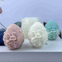 Craft Tools 3D Egg Silicone Candle Mold Ball Soap Resin Plaster Mould Chocolate Cake Ice Making Set Home Decor Gift Easter Decorations YQ240115