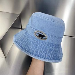 Designer Men's Bucket Hats Fitted Hats Sun Prevent Denim Letter Classic Women Temperament Versatile Hat Design Fashion Luxury Couple Travel Hat