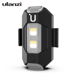 Cameras Ulanzi Drone Strobe Flashing Light 3 Colours Slow Fast Flashing Anticollision Light with Builtin Battery for DJI Mavic AIR 2