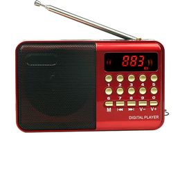 Radio Digital Radio Speaker Portable Mini Fm Radio Usb Tf Mp3 Music Player Telescopic Antenna Handsfree Pockets Receiver Outdoor K62