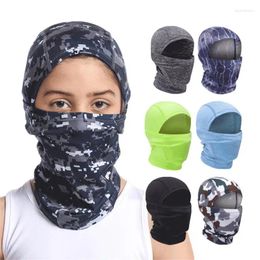 Bandanas Turban Silk Sunscreen Polyester Fibre Cycling Supplies Childrens Mask High Elasticity Product Size 40 26cm Soil 1cm