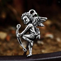 Pendant Necklaces Style Fashion Vintage Cupid For Men Women 316L Stainless Steel Cute Couple Necklace Party Jewellery Gifts Wholesale