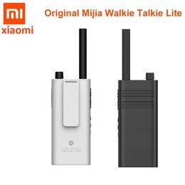 Talkie 2021 Newest Xiaomi Mijia Walkie Talkie Lite Civil 5 Km Intercom Outdoor Handheld Mini Radio Talkie Walkie Work For Mi home app