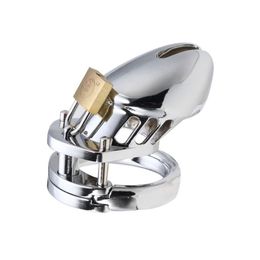 304 Stainless Steel Male Chastity Cage Belt Male Penis Ring Lock Device Sex Toys for Men Couples BDSM Games Erotic Product