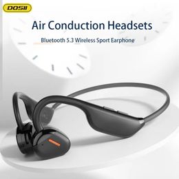 Earphones Air Conduction Headphones Wireless Air Conduction Sport Earphones Open Overear Bluetooth 5.3 Lightweight Headset for Xiaomi