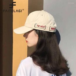 Ball Caps The Most Letter Embroidery Baseball Cap For Man Women Fashion Streetwear Summer Outdoor Sport Sun Hat Unisex Gorras Casquette