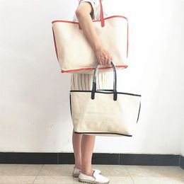 2021 Fashion Women Handbags Classic Coated Canvas Shopping Bag Lady Large Capacity Totes Woman Beach Bags Purses With Strong Han266w