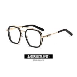 2024 Luxury Designer CH Sunglasses for Women Chromes Glasses Frames Mens Fashion Metal Tiktok Large Heart Eyeglass Frame Ladies Unisex High Quality Eyewear 3PG5