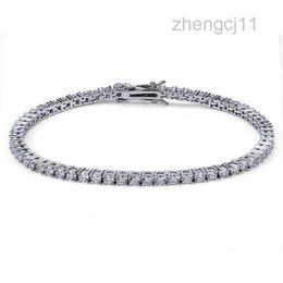 Charm Bracelets designer tennis bracelet luxury bracelets moissanite jewelry men 18K rise gold silver tenis bracelet iced out chain fashion jewelrys fo C36D