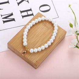 Keychains 5Pcs Faux Pearl Wristlet Chain Strap Key Wallet Lanyard Keychain Hand Straps Kit 13MDKeychains Fier22249v