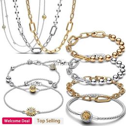 Chain 2023 New Women's Power Necklace ME Series Beaded Emblem Sun Bracelet Suitable for Original Charm Game Jewelry YQ240115