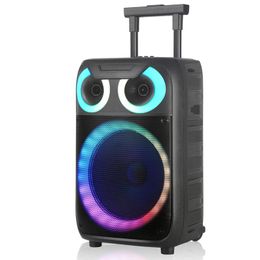 Speakers Peak Power 1800W 15 Inch Outdoor Bluetooth Speaker Karaoke Party Audio Portable Wireless Column with Microphone Remote Control