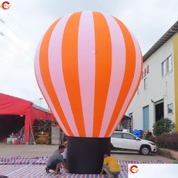 10M 33Ft wholesale Advertising Inflatables Wholesale Delivery Outdoor Activities Roof Top Advertise Nt Inflatable Ground Balloon For Sale Drop Office