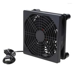 Fans Coolings Computer 5V Usb Powered Pc Router High Quiet Cooling Fan For Case Drop Delivery Computers Networking Components Ot1Lf