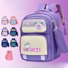 Bags 2023 New Primary School Schoolbag Boys' Cartoon Girls' Princess Style Backpack Casual Waterproof Backpack with Pen Bag