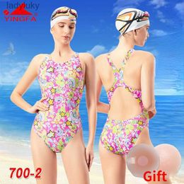 Swim Wear Yingfa Competition Swimming Suit Women One Piece Swimsuit Girls Racing Training Swimwear Competitive Swimming Sport Bathing SuitL240115