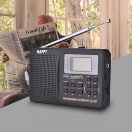 Radio Fm/am/sw Radio Mini Sound Full Frequency Receiver Radio Protable Digital Radio with Clock and Alarm Function